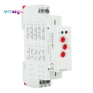 รีเลย์ตั้งเวลา อเนกประสงค์ AC DC GRT8-M1 พร้อม 10 ฟังก์ชั่น