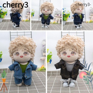 Cherry3 ชุดเสื้อโค้ท กางเกงยีน 15 ซม. 20 ซม. สําหรับตุ๊กตา 1/12 1 ชุด