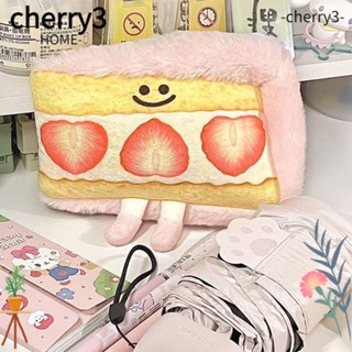 Cherry3 กระเป๋าดินสอ ปากกา แซนวิช ผลไม้ ความจุขนาดใหญ่ คุณภาพสูง