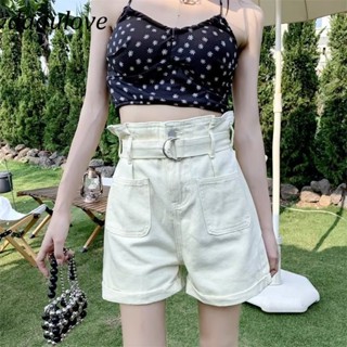 DaDulove💕 New American Ins High Street Thin Denim Shorts Small Crowd High Waist A- line Pants Large Size Hot Pants