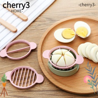 Cherry3 เครื่องหั่นไข่ แบบแมนนวล อเนกประสงค์ 3 in 1 สําหรับสตรอเบอร์รี่