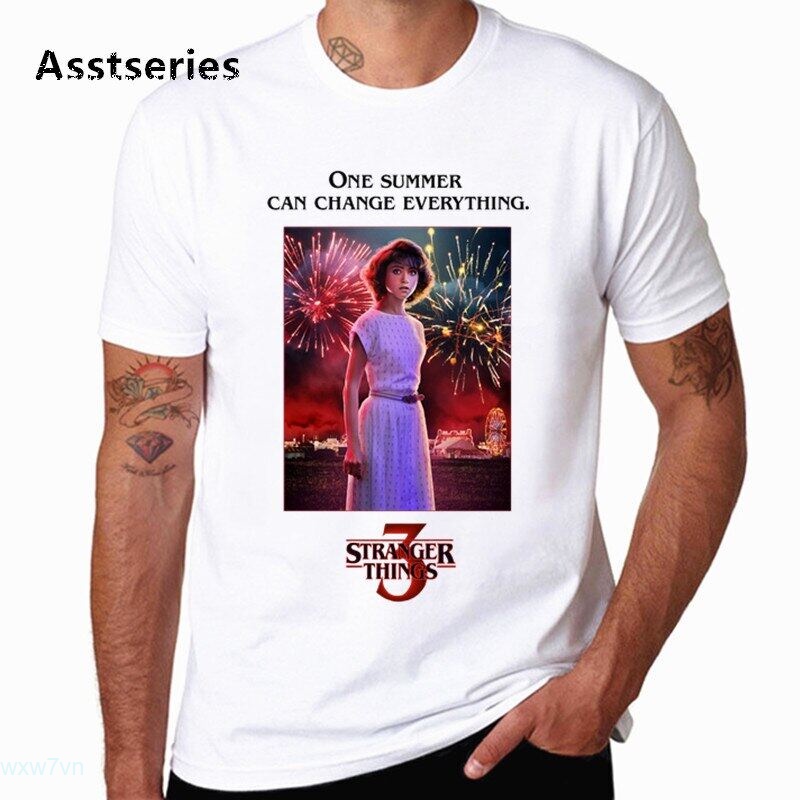 EYF Stranger Things Season 3 Tv Series Stranger Things T-Shirt Mens T-Shirt 54QW