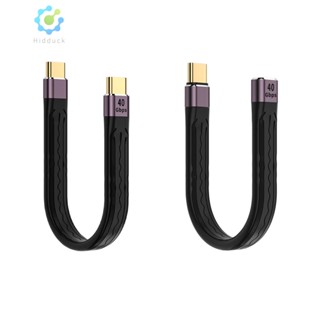 [Idduck.Th] สายชาร์จ USB C USB 4.0 Gen3 Type C ตัวผู้ เป็น Type C ตัวผู้ ชาร์จเร็ว