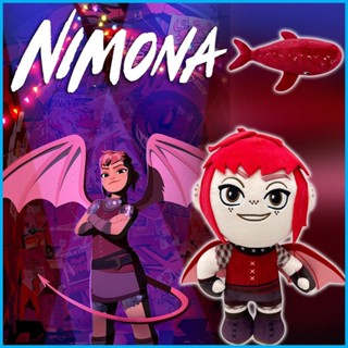 Netflix ตุ๊กตาการ์ตูนปลาวาฬ NIMONA 25 ซม.