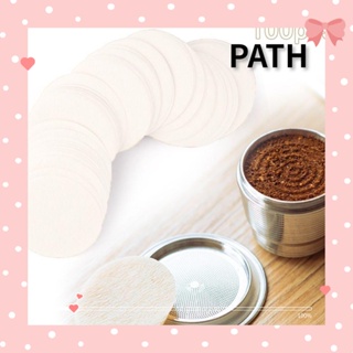 Path กระดาษกรองกาแฟ ทรงกลม แบบเปลี่ยน สําหรับสํานักงาน คาเฟ่ 100 ชิ้น