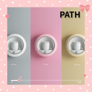 Path โคมไฟกลางคืน LED PIR รูปแมว บรรยากาศอัจฉริยะ