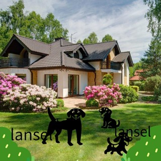 Lansel รูปปั้นสุนัขอะคริลิค สําหรับตกแต่งสวน กลางแจ้ง