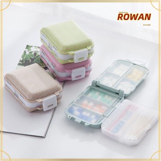 ROWANS กล่องเก็บยา 3 ชั้น ขนาดเล็ก แบบพกพา