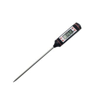 【yunhai】Car Vehicle Air Outlet Needle Type Lcd Digital Thermometer Gauge Abs + Metal