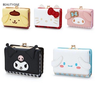 Topbeauty กระเป๋าถือ กระเป๋าใส่เหรียญ หนัง PU ลายการ์ตูนอนิเมะ Kuromi Cinnamoroll