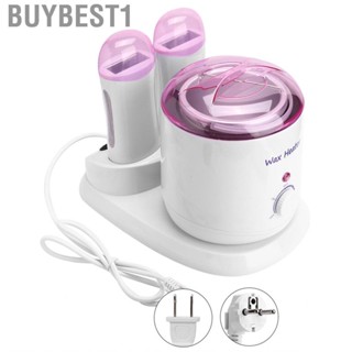 Buybest1 3-In-1 800ml Electric Adjustable Wax Heater Warmer Painless Body Hair  Machine  for Full Legs Face Eyebrows Bikini Home Use