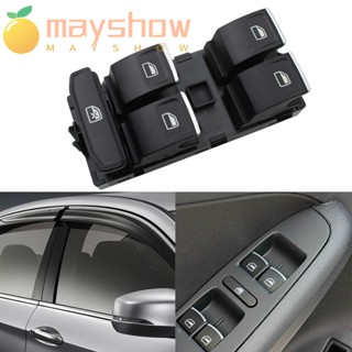 Mayshow สวิตช์ควบคุมหน้าต่างรถยนต์ไฟฟ้า DIY สําหรับ Passat B8 Golf GTI MK7 5G0959857C 5 กก959857ก