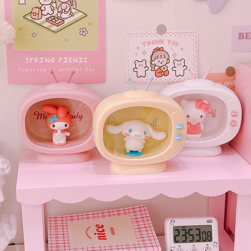 [พร้อมส่ง] Miniso * Sanrio โคมไฟกลางคืน LED น่ารัก ของขวัญสําหรับเด็กผู้หญิง