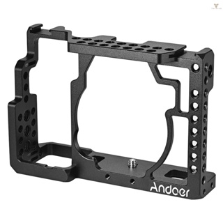 Fw Andoer Aluminum Alloy Camera Cage Video Film Movie Making Stabilizer with Cold Shoe Mount for  A7/ A7R/ A7S Camera