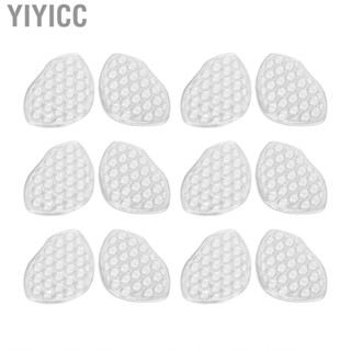 Yiyicc Metatarsal Pads 6 Pair Soft Transparent Forefoot for Sneakers Hiking