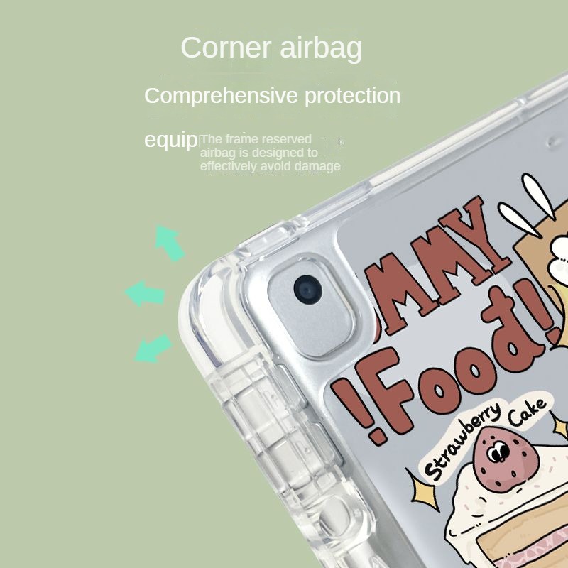 [Air 4 10.9] เคสแท็บเล็ต Tpu กันตก พับได้ สําหรับ iPad 2021 Pro 11 Dessert Gen 10 2022 10.9 gen9 8 7 Gen 10.2 gen5 6 Air1 2 9.7 Mini 6 mini4 5 - รูปที่ 6