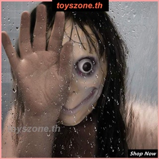 หน้ากากสยองขวัญฮาโลวีนผมยาว Momo Mask Dance Performance Halloween Costume Cosplay Props For Men Women (toyszone.th)