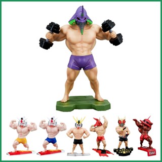 Action Figure PVC รูปปั้น Muscle Man Figurine ของเล่น Lighted Head Design Muscle Man รูป Anime Muscle Man รูปเด็ก