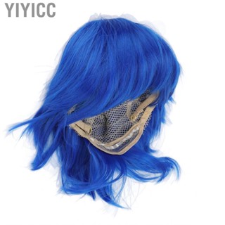 Yiyicc Cosplay Wig Short Fluffy Natural Anime Party Costume Synthetic Hair HR6