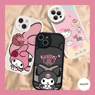 เคสโทรศัพท์มือถือแบบนิ่ม ลายการ์ตูนคิตตี้ แมว เมโลดี้ คุโรมิน่ารัก สําหรับ VIVO Y22 Y35 Y36 Y16 Y02 Y21 Y15s Y20s Y22s Y15 Y12 Y21s Y12i Y20 Y12s Y02A Y11 Y21A Y51 Y30 Y91C Y91 Y17 Y33s Y20i