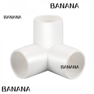 Banana1 ข้อต่อท่อ PVC 3 ทาง สีขาว 1 นิ้ว สําหรับเฟอร์นิเจอร์ DIY 10 ชิ้น