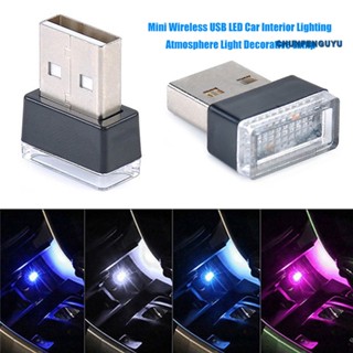 [CFGY Auto] โคมไฟ LED USB แบบพกพา สําหรับตกแต่งภายในรถยนต์