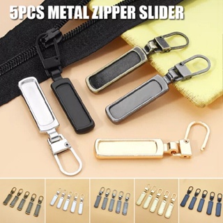 New 5pcs Detachable Zipper Slider Pull Fix Repair Replacement Puller Sewing