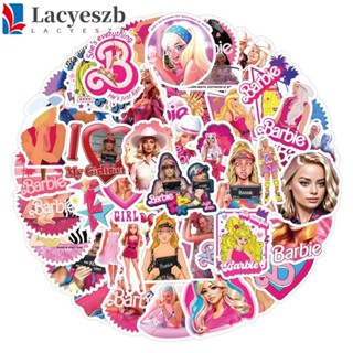 Lacyeszb สติกเกอร์ ลายกราฟฟิติบาร์บี้ มีกาวในตัว สําหรับตกแต่งสมุดภาพ DIY