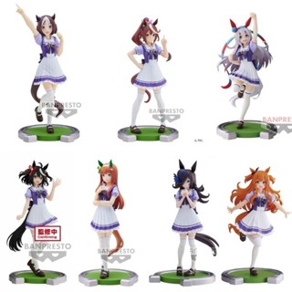 [ของแท้] Bandai ของแท้ แว่นตา โรงงาน ม้าแข่งรถ สาวสวย Derby พิเศษ Zhou Xiaoli หมวก ของแท้ ตกแต่งทิวทัศน์ รูปที่ 82BQ