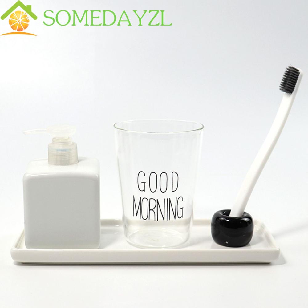 Somedayzl ถาดโต๊ะเครื่องแป้ง ห้องน้ํา ห้องครัว สี่เหลี่ยมผืนผ้า สีขาว เซรามิก อ่างล้างจาน ออแกไนเซอร์