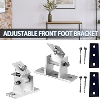 Solar Panel Mounting Brackets Kit Adjustable Foot Mount with Screws Rubber Pads