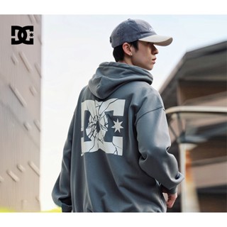 Dcshoes เสื้อกันหนาว มีฮู้ด พิมพ์ลายโลโก้ สไตล์อเมริกัน สตรีท สร้างสรรค์ เหมาะกับฤดูใบไม้ผลิ สําหรับผู้ชาย ผู้หญิง