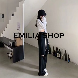 EMILIA SHOP  กางเกงขายาว กางเกงขายาวผู้หญิง สไตล์เกาหลี  Comfortable Stylish ทันสมัย Unique A90M0AS 36Z230909