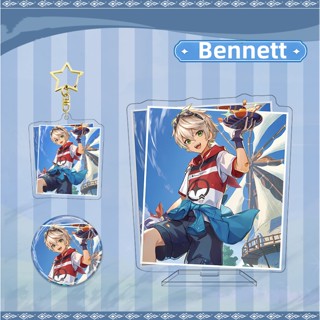 Cool ใหม่ พวงกุญแจอะคริลิค รูปอนิเมะ Bennett Genshin Impact สําหรับตกแต่งบ้าน