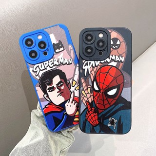 เคสโทรศัพท์มือถือ ซิลิโคน ลายซุปเปอร์แมน สไปเดอร์แมน สําหรับ Oppo A12 A15 A16 A31 A3s A5s A54 A52 A94 Reno5z Reno7