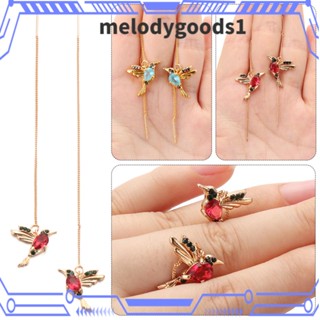 Melodygoods1 เครื่องประดับแฟชั่น รูปนกฮัมมิ่งเบิร์ดจําลอง สวยงาม