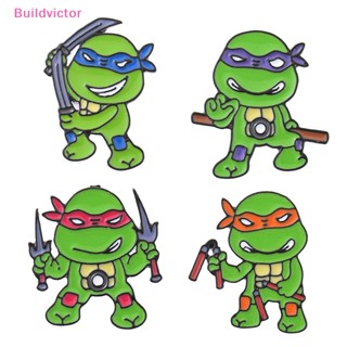 Buildvictor เข็มกลัดโลหะ รูปการ์ตูนอนิเมะน่ารัก สําหรับติดตกแต่งกระเป๋าเป้สะพายหลัง 1 ชิ้น