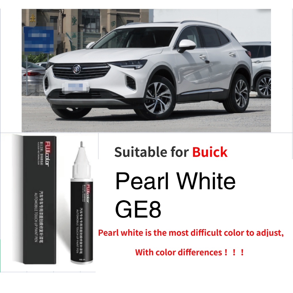 ปากกาเพ้นท์ ซ่อมแซมรอยขีดข่วน สีขาวมุก สําหรับ Buick Snow White GAZ GE8 16U GAZ
