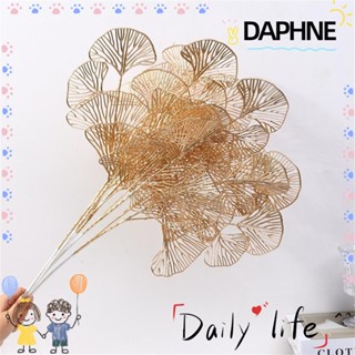 Daphne พืชประดิษฐ์ ใบยูคาลิปตัส สีทอง สําหรับตกแต่งบ้าน งานแต่งงาน