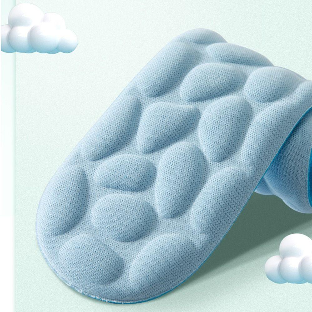 Uumir Orthopaedic Insoles, 4D Cuttable นวด Insoles, รองเท้าอุปกรณ์เสริมหน่วยความจําโฟม Anti-pain Shock Absorption Mindinsoles รองเท้าผู้หญิงผู้ชายกีฬา