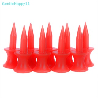 Gentlehappy ที่ตั้งลูกกอล์ฟ แบบสองชั้น สีแดง 31 มม. 50 ชิ้น
 .