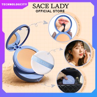 Sace LADY แป้งฝุ่น เนื้อแมตต์ ติดทนนาน ควบคุมความมัน ไร้รูขุมขน กันน้ํา สําหรับแต่งหน้า