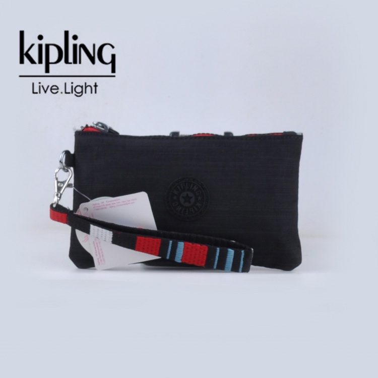 Kipling Classic Solid Handbag Minimalist Zero Wallet สดและอเนกประสงค ์
