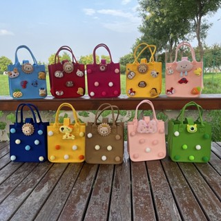 Cartoon handbag vertical travel bag baby birthday party fashion online celebrity bag womens bag custom-made felt bag