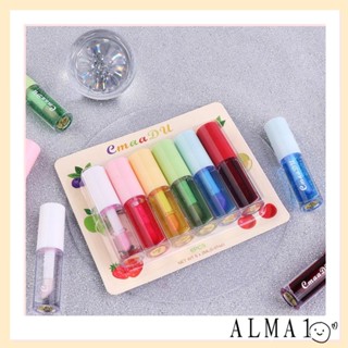 Alma ลิปสติก ลิปกลอส เนื้อเจลลี่ ให้ความชุ่มชื้น ต่อต้านริ้วรอย