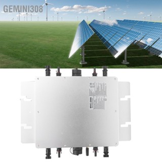 Gemini308 โซลาร์กริดไทด์ไมโครอินเวอร์เตอร์ การควบคุม WIFI 120/230V การระบุอัตโนมัติ WVC‑2000 2000W