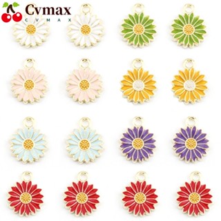 Cvmax จี้รูปดอกเดซี่ ดอกทานตะวันน่ารัก ผสมสี สําหรับทําเครื่องประดับ ต่างหู DIY