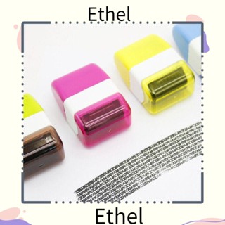 Ethel1 แสตมป์ลูกกลิ้ง อุปกรณ์สํานักงาน รหัสยุ่งเหยิง ความปลอดภัย ตราประทับลับ