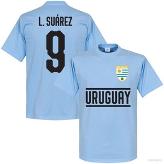 เสื้อยืดคอกลม แขนสั้น พิมพ์ลาย World Cup Uruguay Bentancur พลัสไซซ์