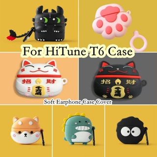 【ส่วนลด】เคสหูฟัง แบบนิ่ม ลายการ์ตูน สําหรับ HiTune T6 HiTune T6